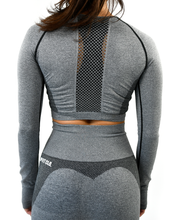 Load image into Gallery viewer, UPFITCLO SEAMLESS SET TOP GREY
