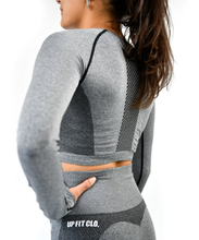 Load image into Gallery viewer, UPFITCLO SEAMLESS SET TOP GREY