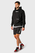 Load image into Gallery viewer, UPFITCLO. MEN RAGLAN HOODIE BLACK