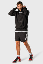 Load image into Gallery viewer, UPFITCLO. MEN RAGLAN HOODIE BLACK