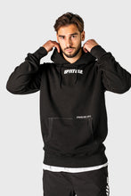 Load image into Gallery viewer, UPFITCLO. MEN RAGLAN HOODIE BLACK