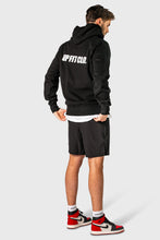 Load image into Gallery viewer, UPFITCLO. MEN RAGLAN HOODIE BLACK