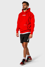 Load image into Gallery viewer, UPFITCLO. MEN RAGLAN HOODIE RED