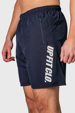 Load image into Gallery viewer, UPFITCLO. SHORTS NAVY WHITE LOGO