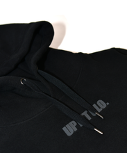 Load image into Gallery viewer, UPFITCLO HOODIE BLACK LOGO