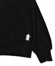 Load image into Gallery viewer, UPFITCLO HOODIE BLACK LOGO