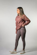Load image into Gallery viewer, UP FIT CLO. Ladies Oversized Crewneck Rusty