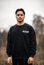 Load image into Gallery viewer, CREW MEMBER CREWNECK WASHED BLACK
