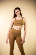 Load image into Gallery viewer, UP FIT CLO. Ladies Sports Bra Apricot