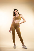 Load image into Gallery viewer, UP FIT CLO. Ladies Sports Bra Apricot