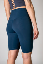 Load image into Gallery viewer, UP FIT CLO. Biker Leggings Navy Blue