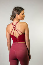 Load image into Gallery viewer, UP FIT CLO. LADIES SPORTS BRA RED 2.0