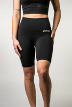 Load image into Gallery viewer, UP FIT CLO. Biker Leggings Black