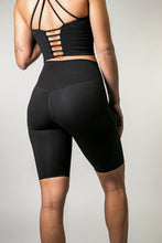 Load image into Gallery viewer, UP FIT CLO. Biker Leggings Black