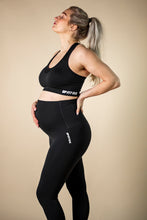 Load image into Gallery viewer, UP FIT CLO. Pregnancy Leggings Black
