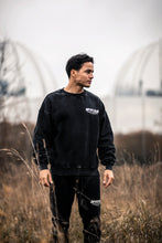 Load image into Gallery viewer, CREW MEMBER CREWNECK WASHED BLACK
