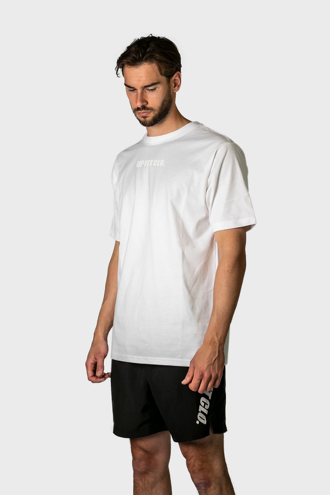 UPFITCLO. Oversized Shirt Reflective White